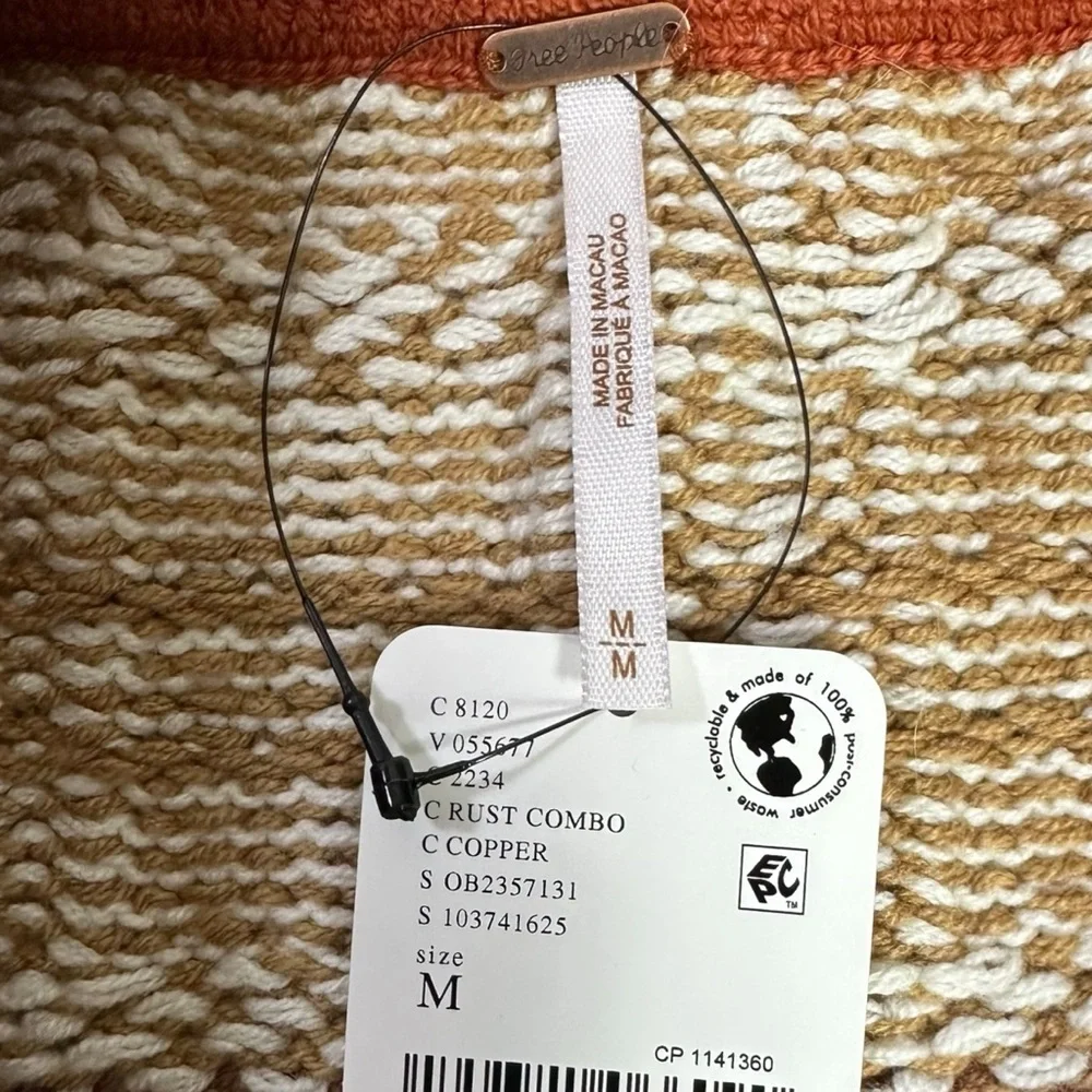 Free People Bohemian Grunge After School Retro Sweater Circle Mini Skirt Medium - Picture 8 of 10
